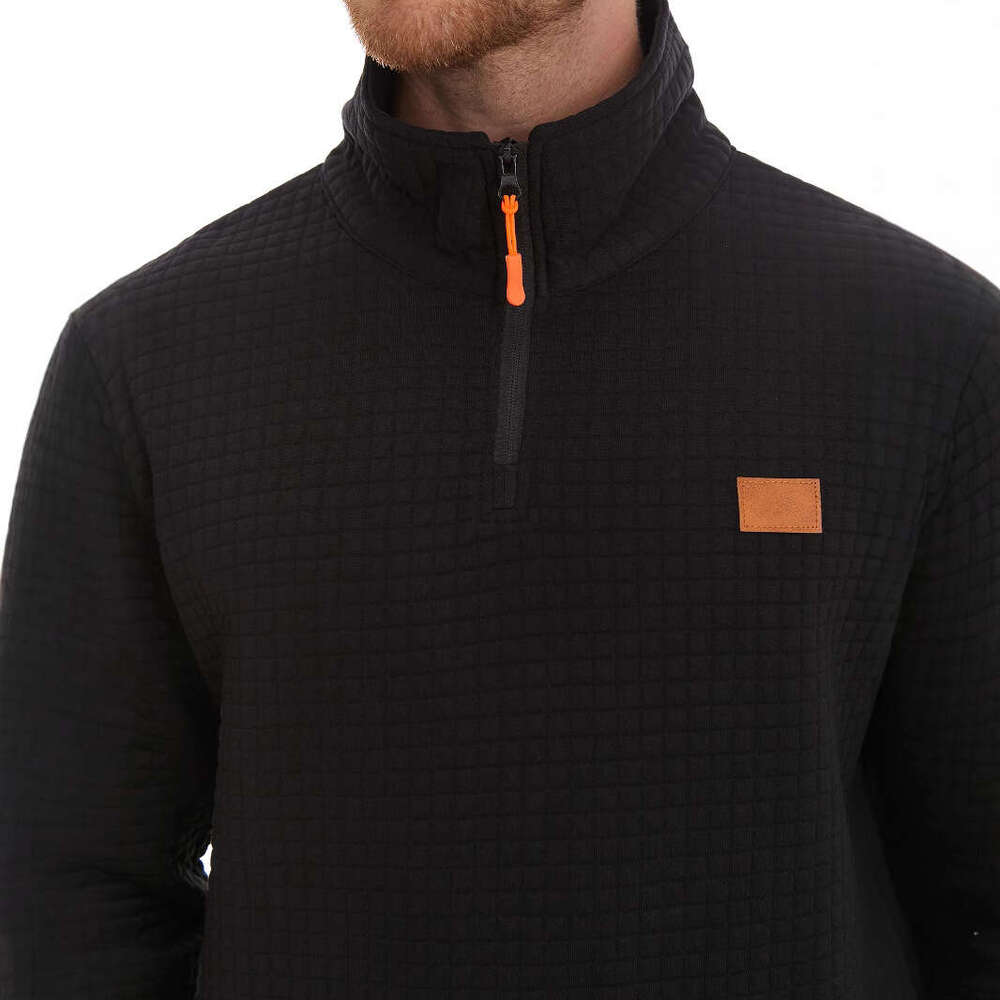 Specialized autumn and winter high neck top casual men's stand collar design hoodie jacket