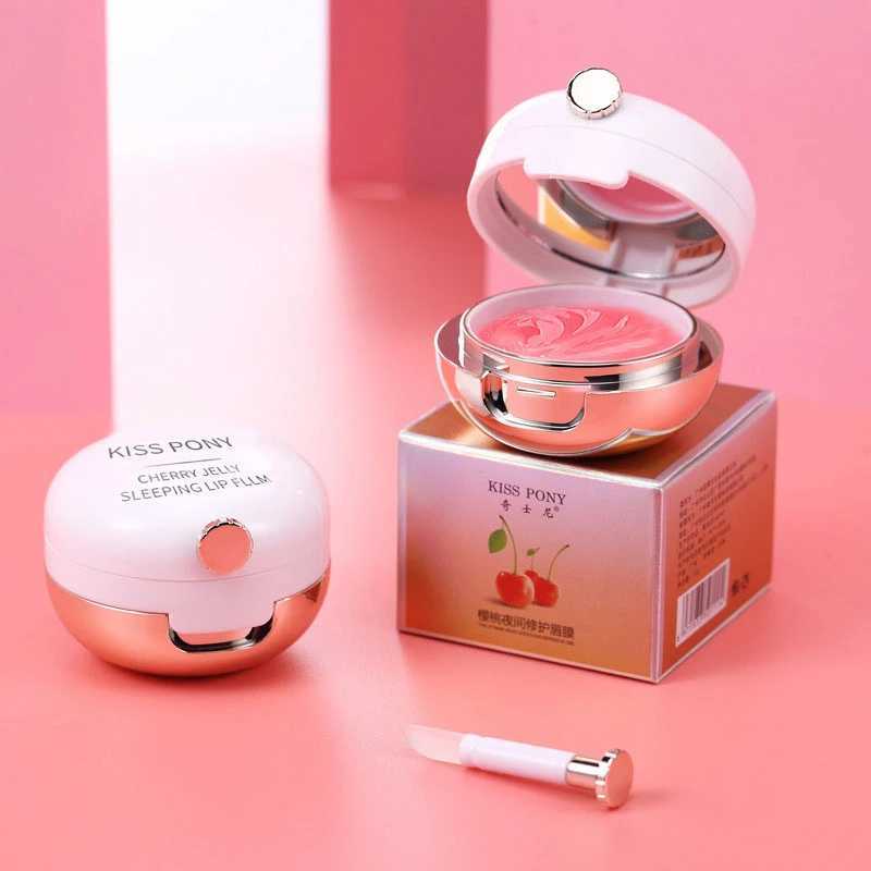 Night Sleep Air Cushion Hydration Lip Mask Lip Oil Hydrating Plumping Lip Gloss Tinted Clear Lip Blam Lip Care ComesticXJ241223