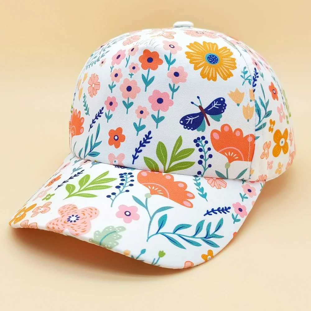 Caps Hats New Cartoon Animal Summer Baby Baseball Hat Boys and Girls Travel Sun Childrens Beach Accessories H241223ZSQH