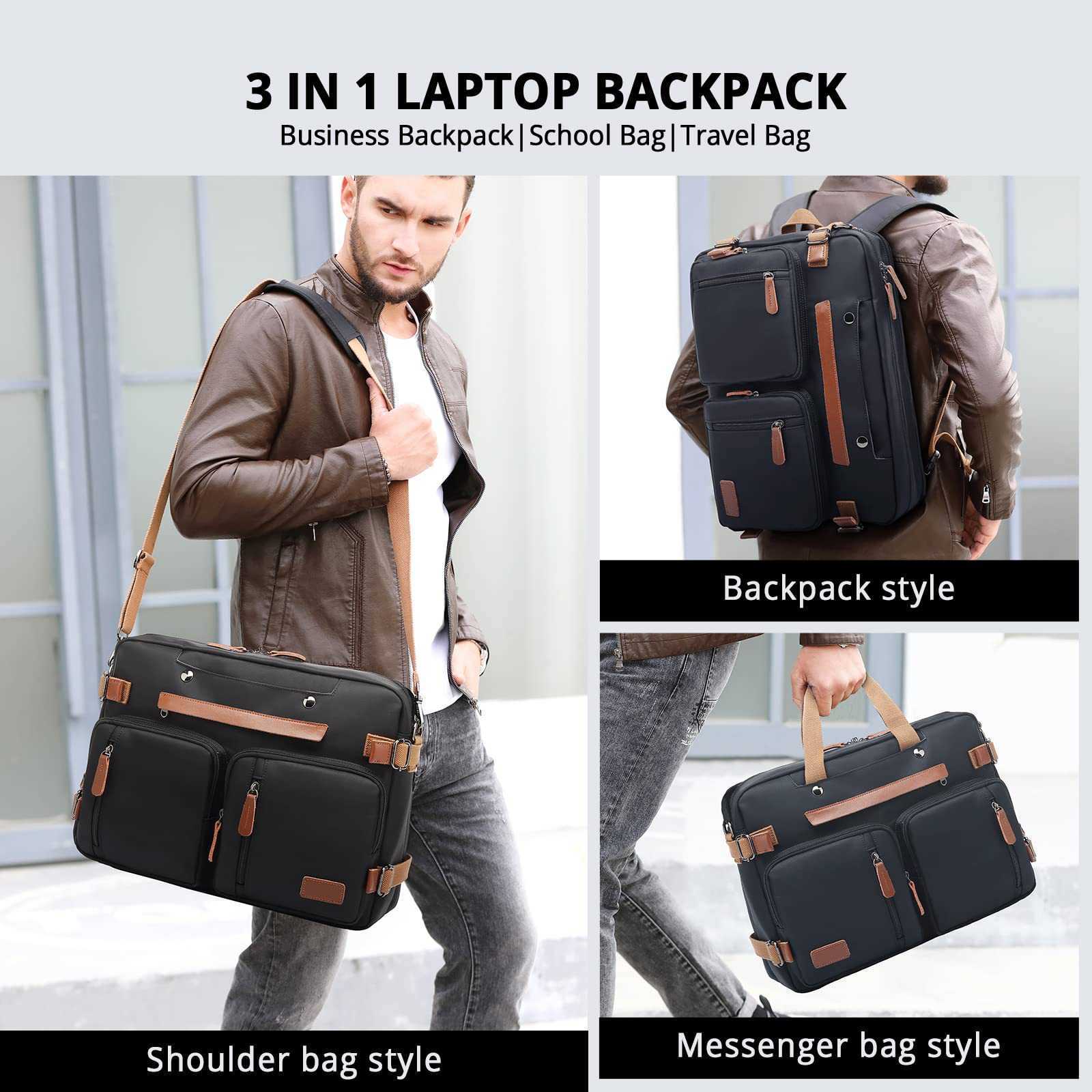 Large Multifunctional Backpack for Men Laptop Bag Business Handbag Computer Bookbag Travel Bags 241223