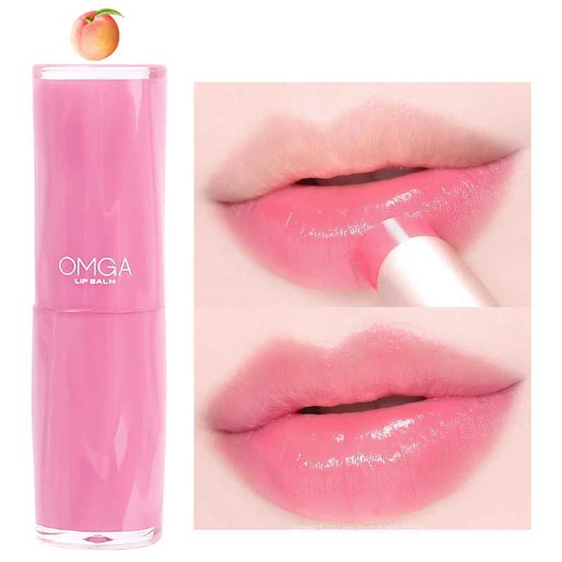 Honey Peach Color-Changing Lipstick Long Lasting Moisturizing Anti-cracked Anti-drying Crystal Jelly Lip Balm Lips Care CosmeticXJ241223