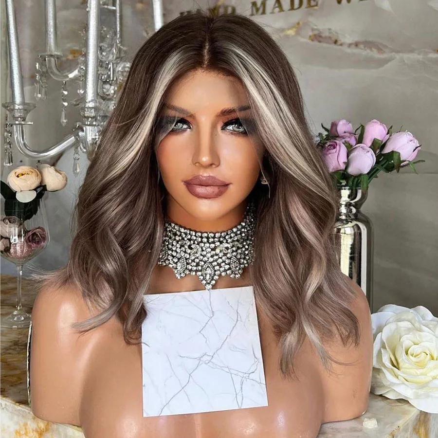 200 Density Honey Blonde Bob 13x6 HD Transparent Body Wave Lace Frontal Wig Pelucas De Cabello 100 Humano 13x4 Lace Front Wig For Women