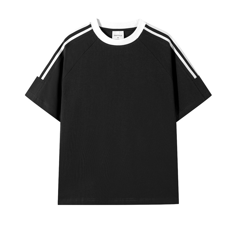 High Quality Designer T-Shirt Men's Short Sleeved Women's Top Shirt Sports Casual Breathable Cotton Fashion Gold Code Versatile Couple