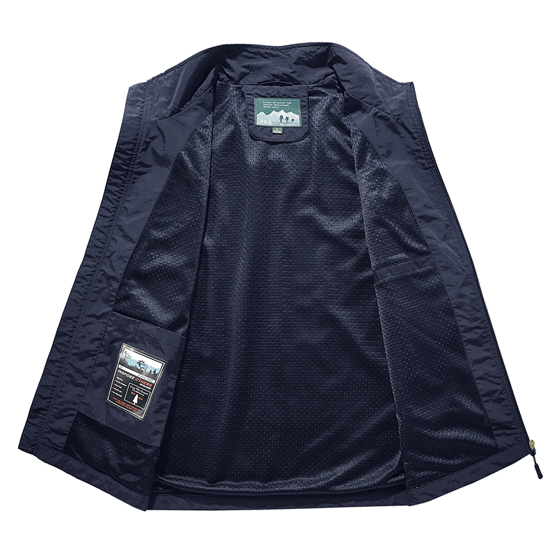 6XL Plus Size Men's Summer Outdoor Hiking Tactical Multi-pocket Lightweight Soft Shell Utility Travel Safari Cargo Vest Men