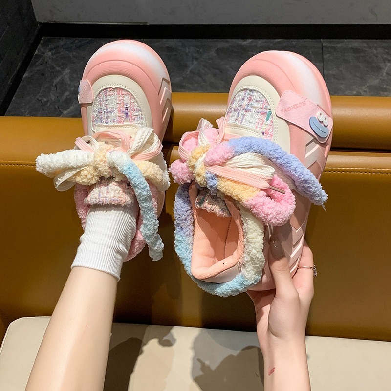 2025 new lightweight, fashionable, multifunctional casual women's shoe platform, simple designer women's sports shoes, trendy casual shoes