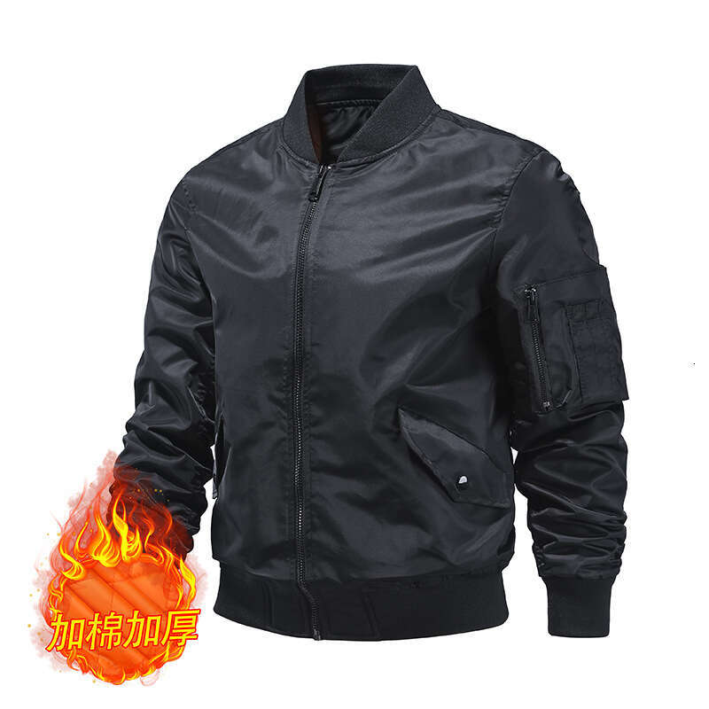 Live broadcast of flight jackets added cotton/thinSpring and Autumn season MA1 pilot baseball jackets, large size