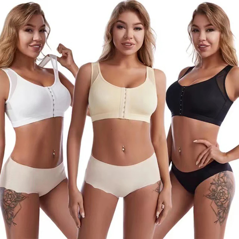 Tank Top Bra S-5XL Front Closed Posture Corrector Lifting Bra Women's Push Cross Back Sports Bra Shock-absorbing Sports Support Designer