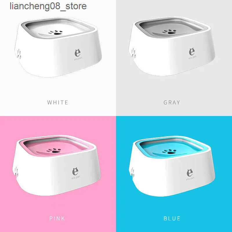 Dog Bowls Dishes Dog Drinking Water Bowl Floating Non-Wetting Mouth Cat Bowl Without Spill Drinking Water Dispenser Plastic Anti-Over Dog Bowl L240910