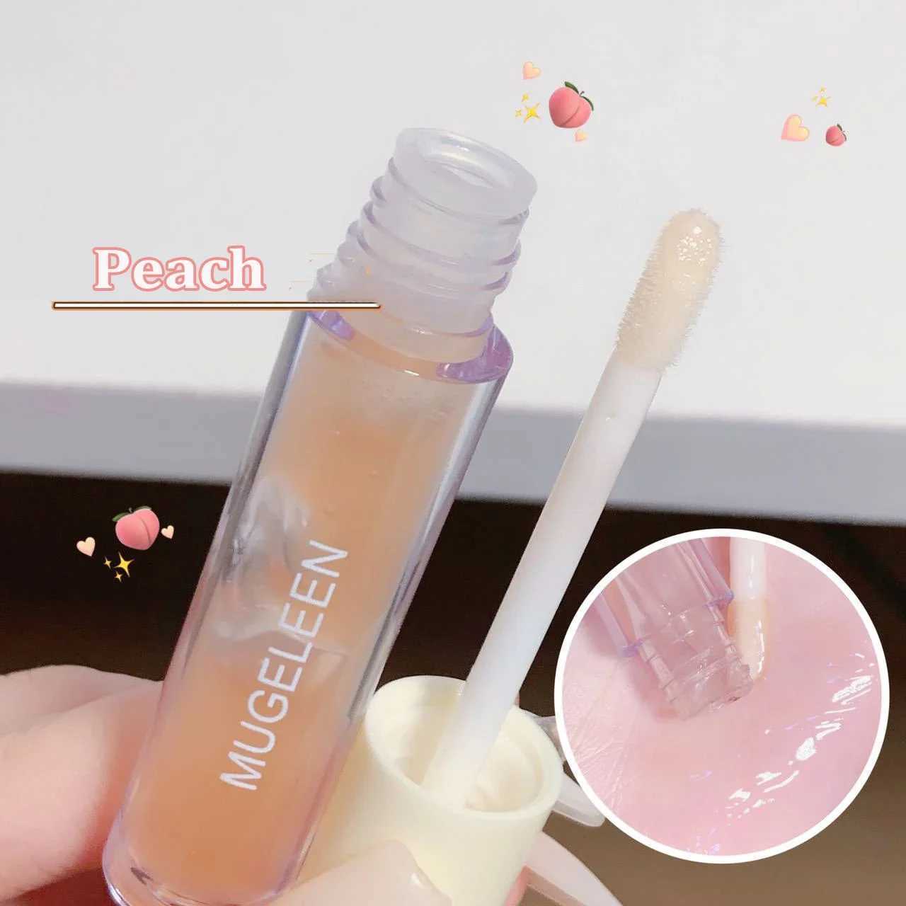 Jelly perfume lip gloss lipstick mirror lipstick light lip line humectant natural plant lip care cosmeticsW241223