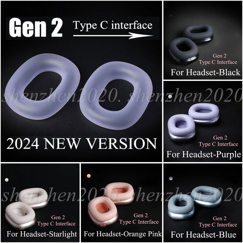 Fashion Accessories For Gen 2 3 Earphones 2nd Generation Headphone Headset Accessories Silicone Cute Protective Cover Wireless Charging Box Shockproof
