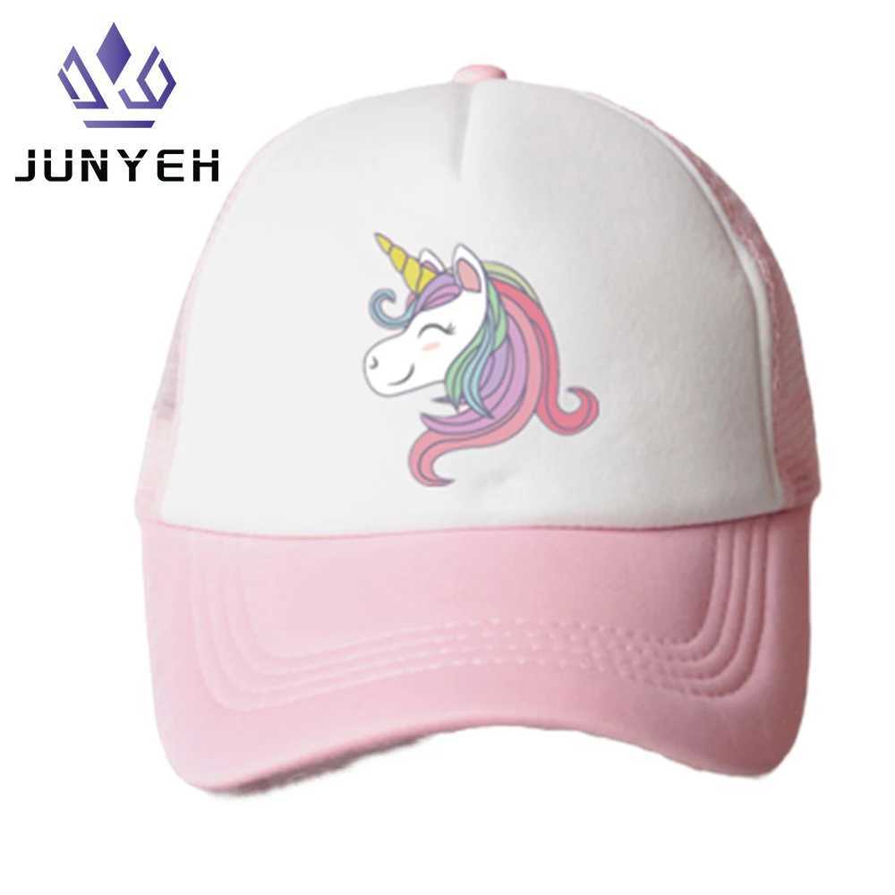 Caps Hats Baby Hat Accessories Pink Baseball Hat Summer Sun Truck Hat Outdoor Childrens Mesh Hat 3-8 Years Old H241223
