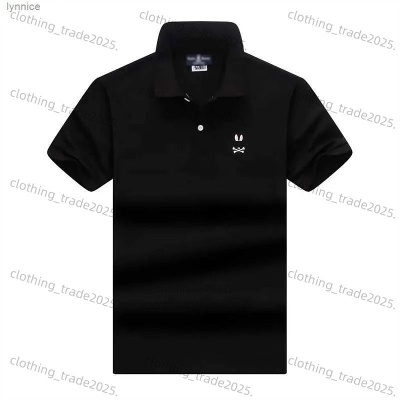 2025 Summer s polo Shirt Designer Gradient tie dye Skeleton bunny Quick-drying Embroidery lapel Fashion Business Polo shirt casual everything c5b