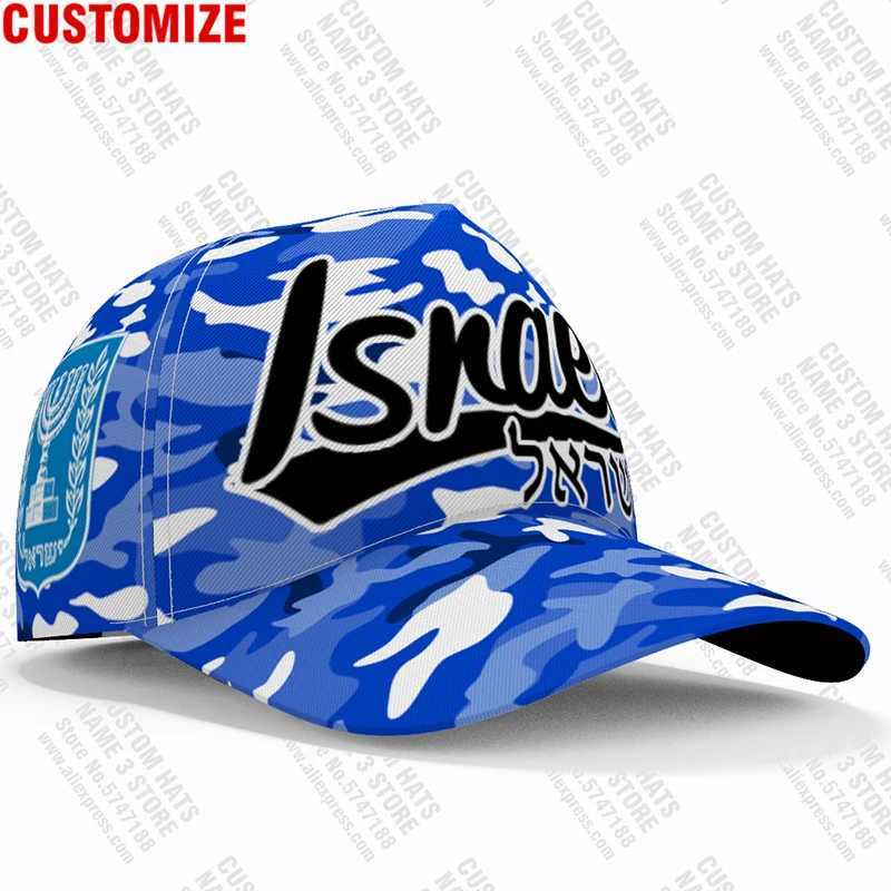 Caps Hats Israel baseball cap 3D free customization team name Il Hat Isr rural tourism Arab ethnicity Judaism Hebrew Arab flag Headgear H241223
