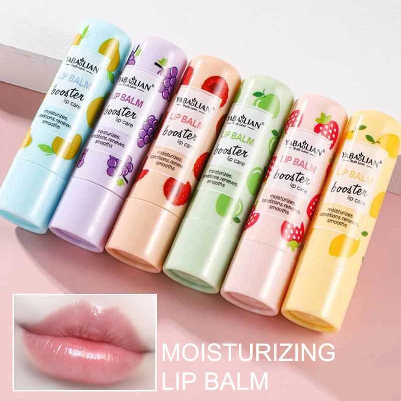 Natural Fruit Lip Balm Long Lasting Moisturizing Nourishes Reduce Lip Line Anti Aging Anti-drying Hydration Lips Care LipstickXJ241223