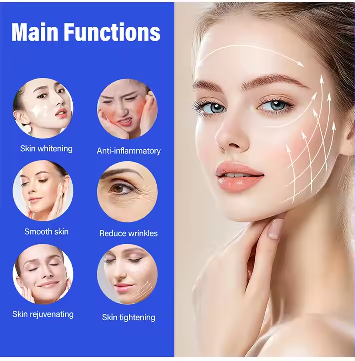 Skin Comprehensive Management LED Mask Beauty Dermabrasion Facial Deep Cleansing Machine For Oxygen Jet Collagen Activation Skin Rejuvenation Machine