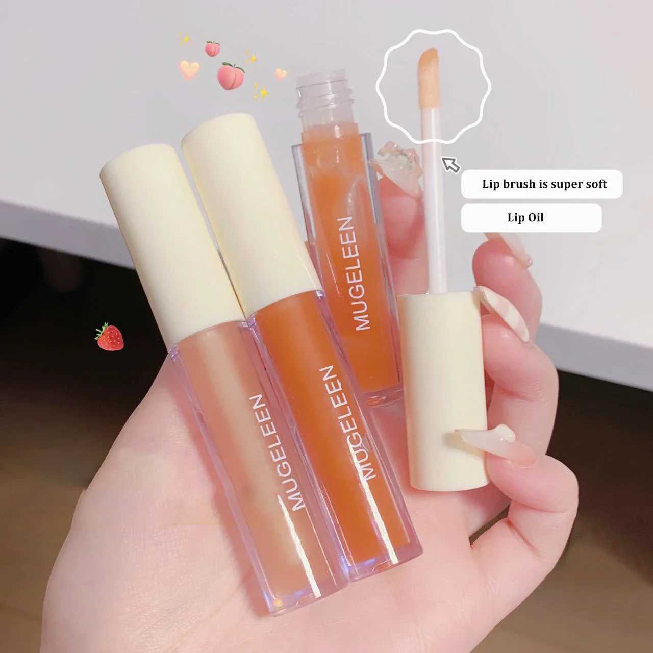 Jelly perfume lip gloss lipstick mirror lipstick light lip line humectant natural plant lip care cosmeticsW241223