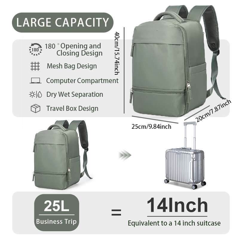 Travel Backpack Airplane cabin vacuum Bag Aircraft Ryanair 40x20x25 Carry-Ons Waterproof Hand Lage Men Women Laptop Backpacks