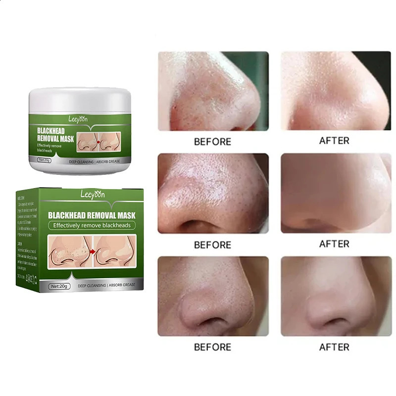 Black Head Removal Nose Cleansing Skin Shrink PoresAcne Care Facial Blackhead r Mask Black Peel off Mask 241223
