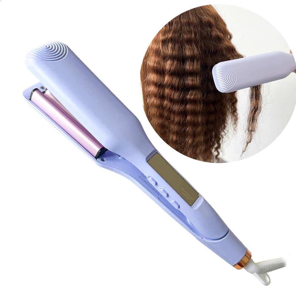 Hair Wave Curling Iron 0.43 Inch 4 Barrel Waver Small Roller Hair Curler LED Display Ceramic Curly Crimped Hair Styling Tool 241223