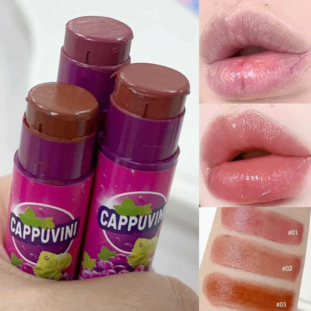 Fruit lipstick moisturizing grape anti dry lipstick easy to carry anti crack lipstick color lipstick cosmeticsW241223