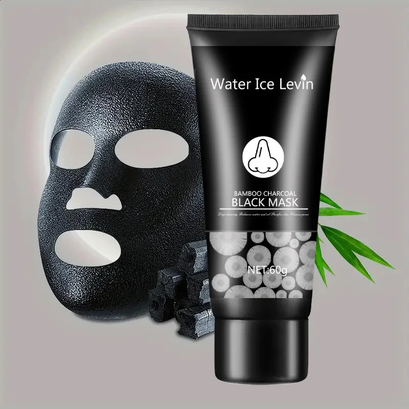 Bamboo Charcoal Mask Blackhead r Deep Facial Masks Deep Cleansing Purifying Peel Off Black Nud Shills Face Care Black Mask 241223