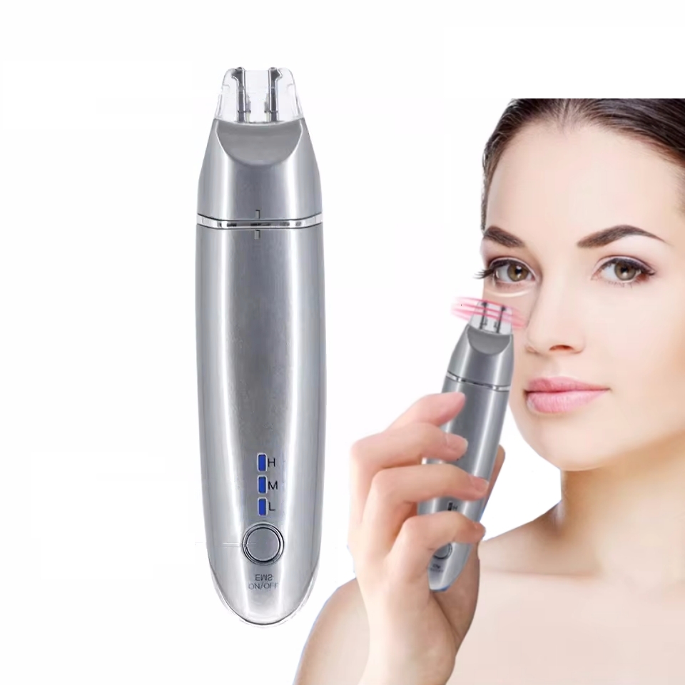 2025 New 2 In 1 EMS Face Vibration Massager Portable Electric Dark Circle Removal Anti-Ageing Eye Wrinkle Beauty Care Tool