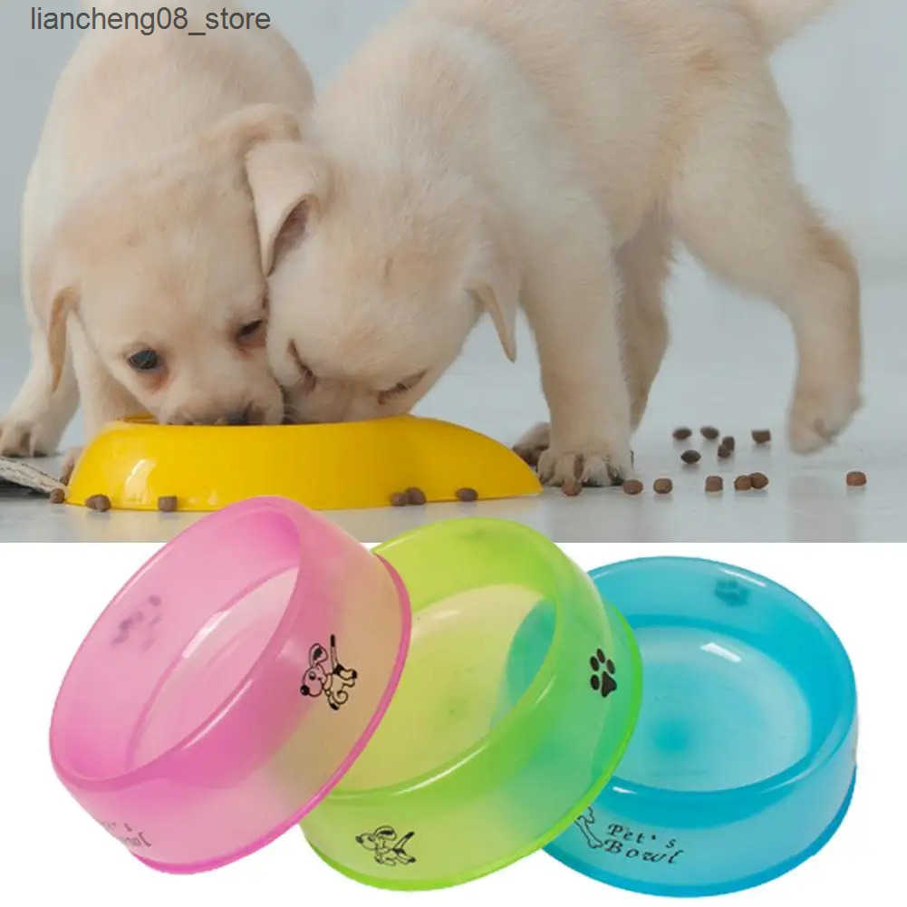 Dog Bowls Dishes Sturdy Food Grade Dog Water Bowl Pet Water Bowl Easy Cleaning Feed Food Puppy Food Container Feeder Bowl L240910