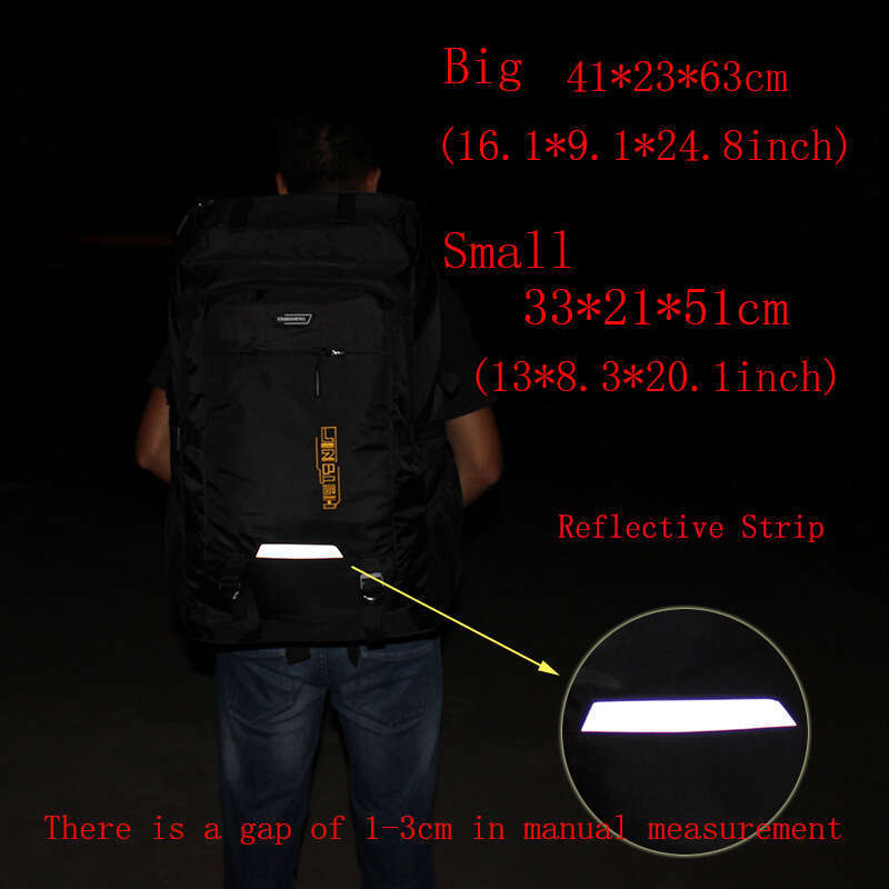 80L Waterproof Mountaineering Backpack Men Trekking Sport Bags Man Climbing Camping Backpacks 50L Outdoor Travel Bag Pack Unisex