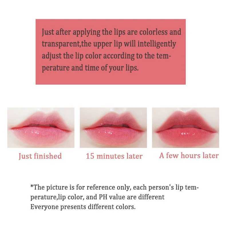 Lovely Peach Lip Balm Lipstick Crystal Temperature Color Change Lip Oil Non-stick Cup Lipgloss Moisture Lip MakeupXJ241223