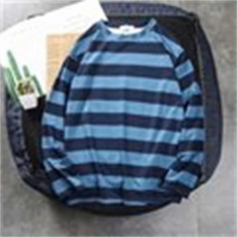 New Arrival Mens fashion casual horizontal striped pajamas long sleeved olive and red striped shirt Freddie Kruger loose fitting clothes Z241223