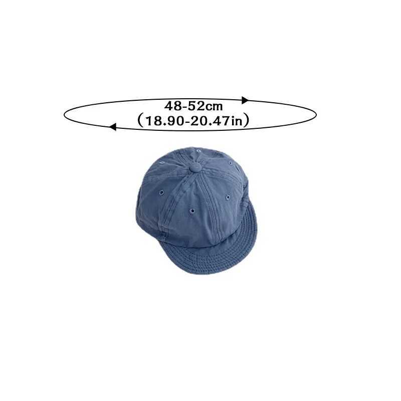 Caps Hats Summer baby baseball cap solid color adjustable childrens sun hat suitable for soft Brim boys girls Peaked Caps Gorras for young children H2