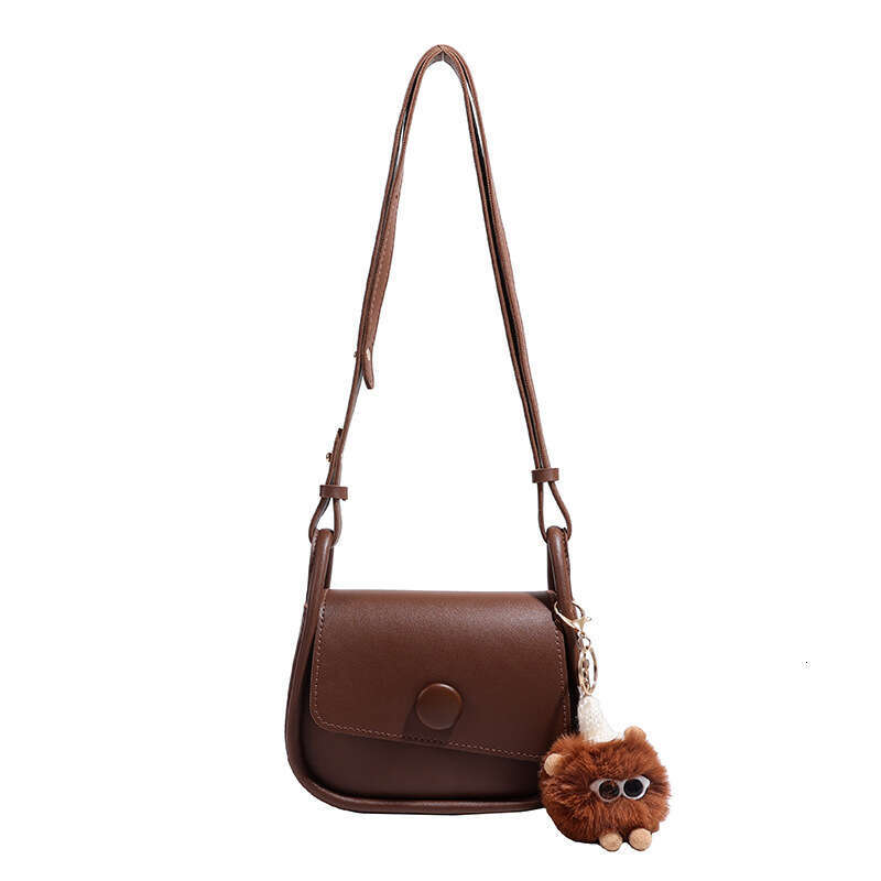 Women's New Niche Design Versatile Fashion Exquisite Silk Scarf Small Square Saddle Single Shoulder Crossbody Korean Version Bag