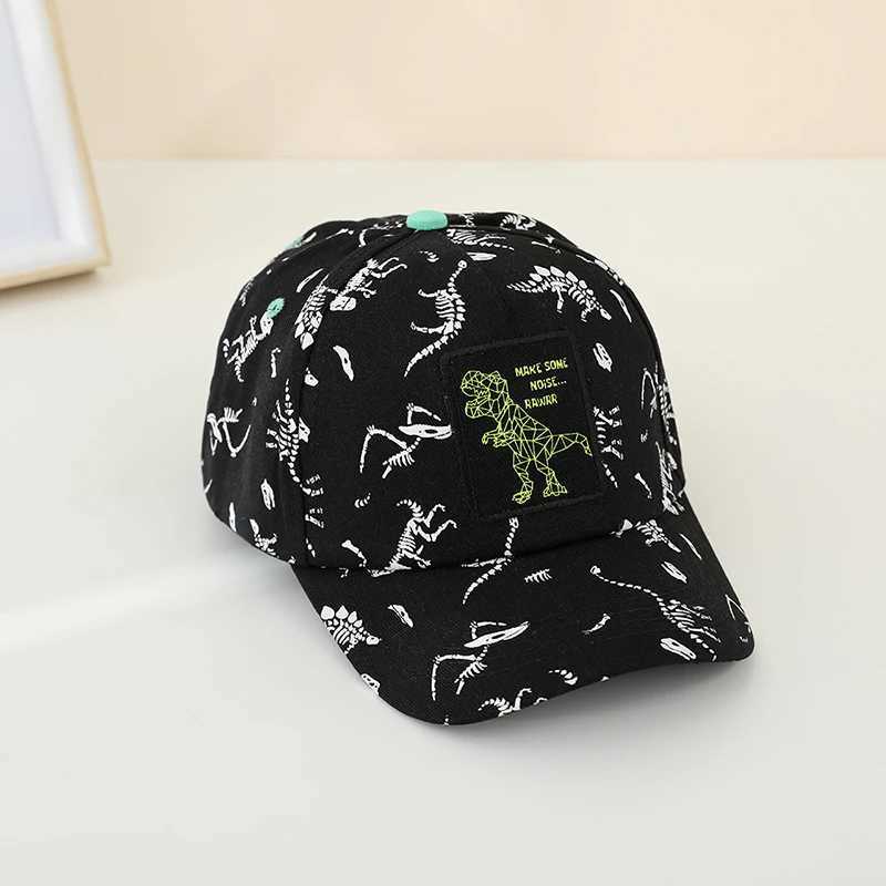 Caps Hats Childrens baseball cap girl boy spring summer baby sun hat animal printing toddler foot cap H241223