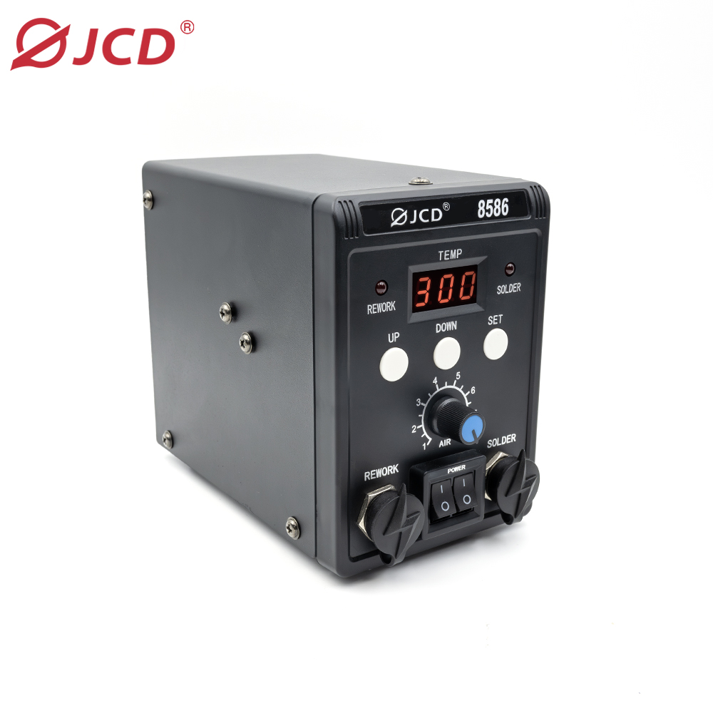 JCD 8586-BPrecision digital temperature controlled soldering station suitable for electronic repair and DIY, fast heating, precise temperature control