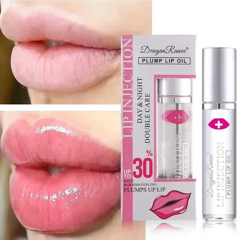 Instant Volumising Lip Plumper Oil Lip Enhancer Lip Gloss Plumping Serum Moisturizing Anti-Wrinkle Lipstick Sexy Lip Care MakeupXJ241223