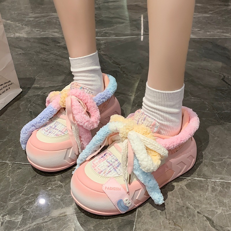2025 new lightweight, fashionable, multifunctional casual women's shoe platform, simple designer women's sports shoes, trendy casual shoes