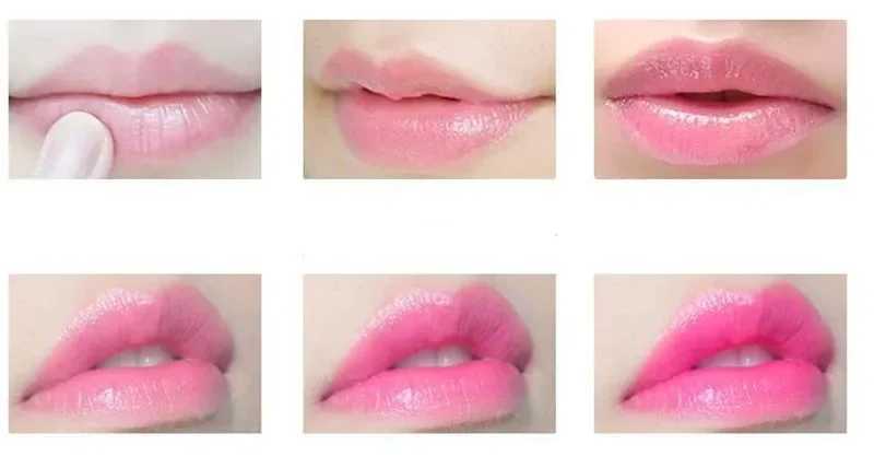 New Batom 99% ALOE VERA Natural Temperature Change Color Jelly lipstick Long lasting Moisture Nourishing lipstickW241223