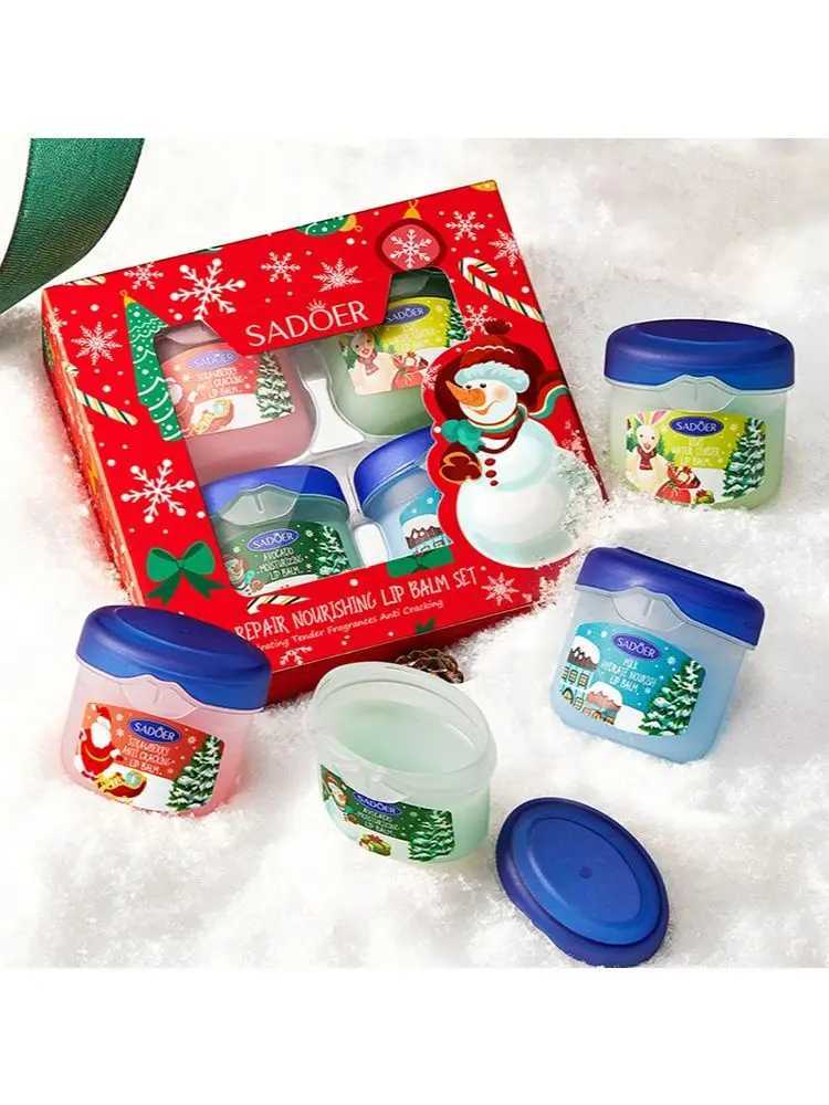 Christmas gift box lipstick set nourishing lipstick skin care moisturizing lipstick moisturizing lipstick basic lovely makeupW241223