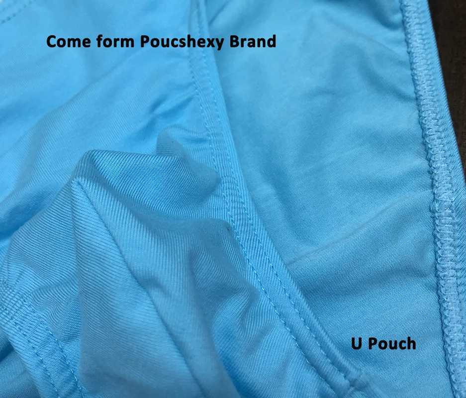 3 pieces of Pouchsexy underwear cotton underwear para hombre mens tight fitting clothes mens comfortable solid underwear mens breathable underwear W24