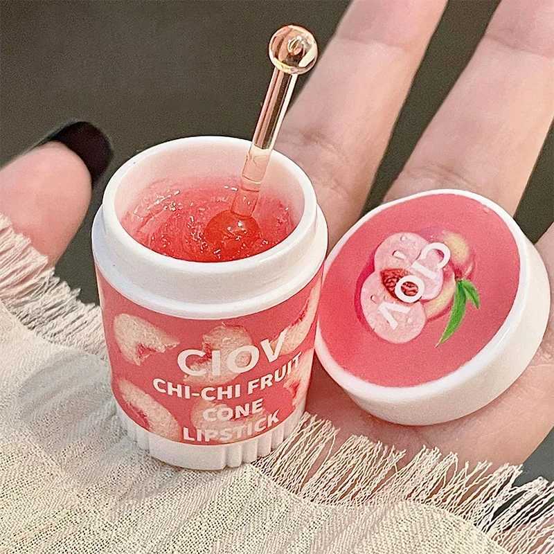 Lips Care Strawberry Ice Cream Lipmask Day and Night Hydrated Maintenance Lip Balm Set Repairing Nourish Lip Oil Lipstick BaseXJ241223