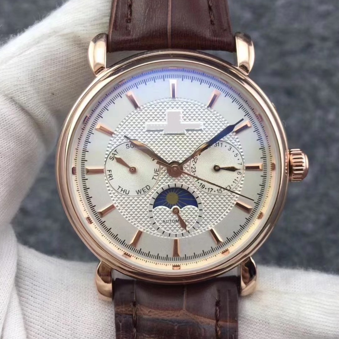 Luxury mens aaa watch designer watches high quality Tourbillon watch Brown Leather Fashion Mechanical watch Men's SS Automatic Movement Sports Watches