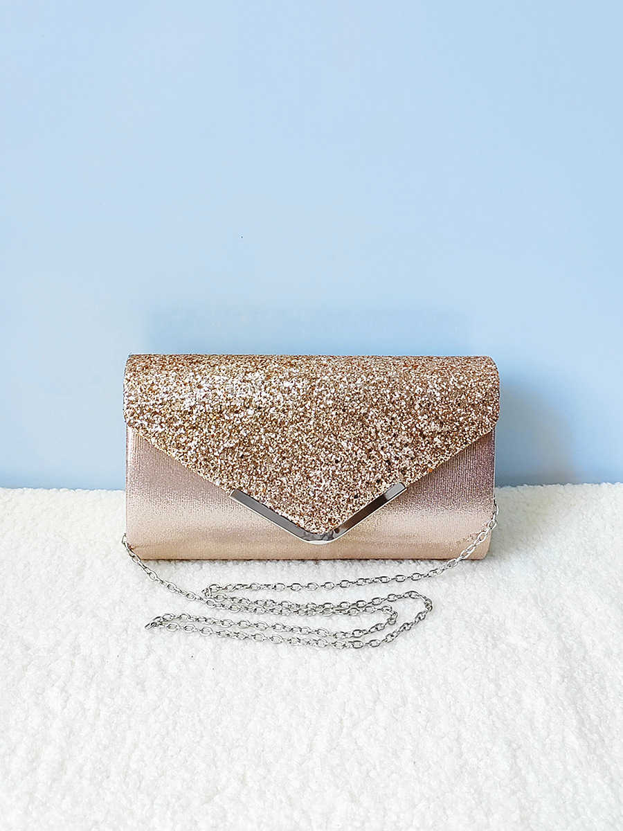 Sparkling Glitter Ladies Banquet Bag Clutch Bag Wedding Banquet Crossbody Bag Large Capacity Womens Tote Bags 240920
