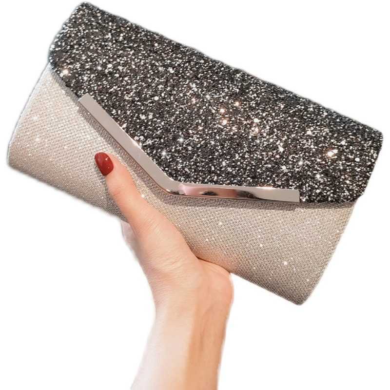 Clutch Bag Fashion Temperament Handbag Womens New Celebrity Banquet Bag Chain Single Shoulder Bag Dinner Bag Dress Bag Handbag 240920