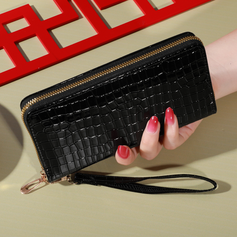 Classic Wallet, Large Capacity Purse Zipper, Card Holder With 8 Slots And Multiple Compartments, Elegant Hand Clutch