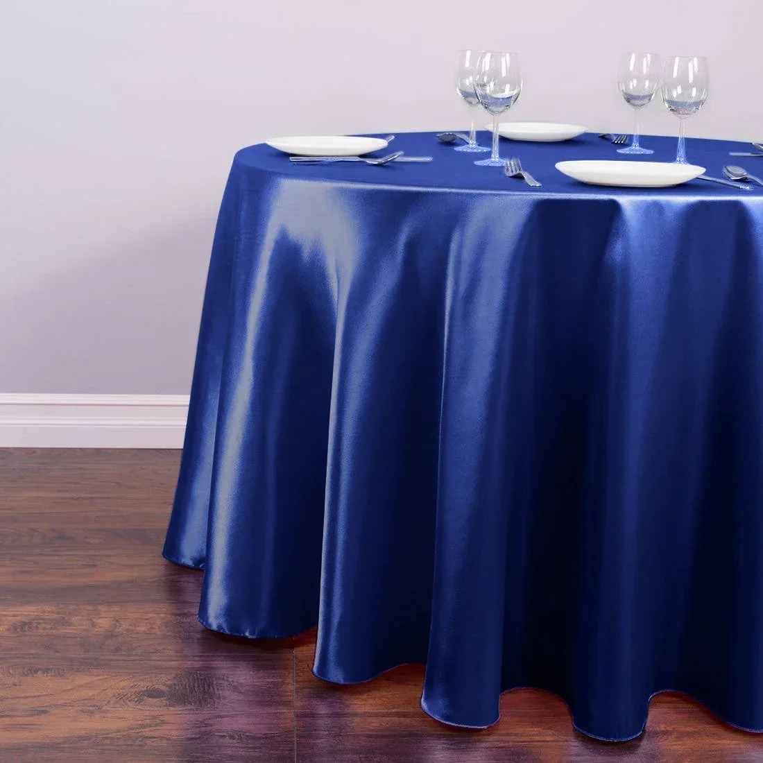 CDS291Tablecloth Wedding Decor Smooth Cloth For Banquet Hotel Party White for Christmas Birthday Events Banquet
