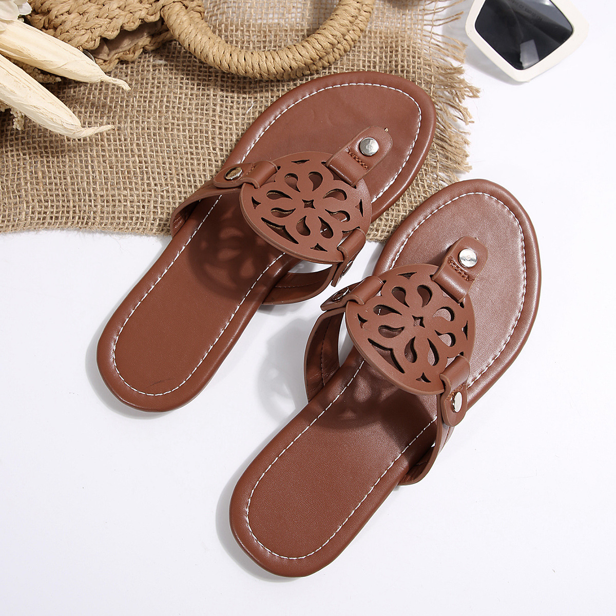 Flip Flop flat slipper Women Slippers Quick Dry new style slipper women Free Shipping Flower Style Self Brand Summer Shoes