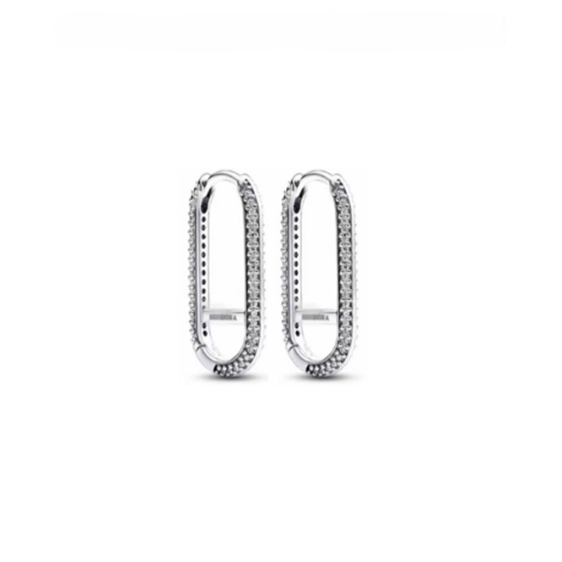 Silver Earnail New Me Earrings Concealed Chain Link Earrings Gold Rose Gold Suitable For Christmas Women's Jewelry Gifts For Mom Free Shipping