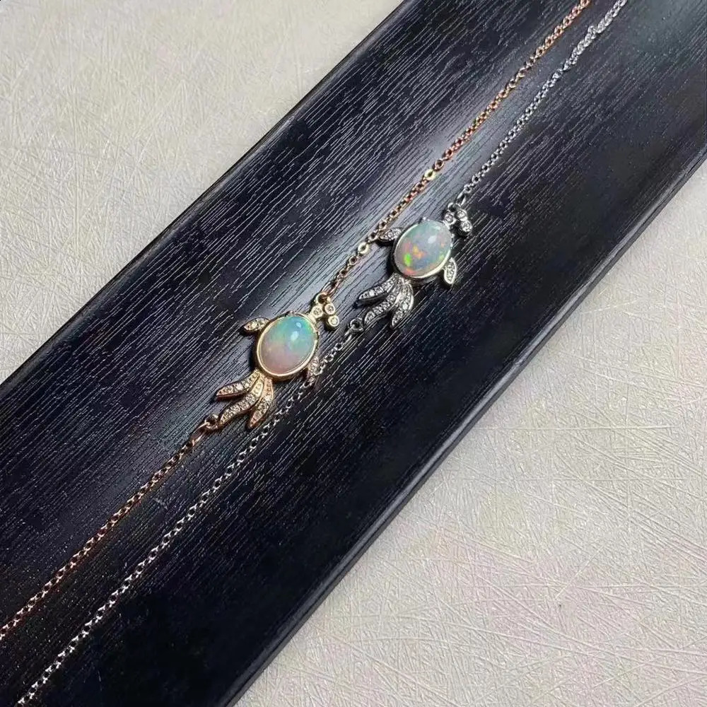 Opal Bracelet 925 sterling silver Fine jewelry Natural And Real Opal Bracelet 241220