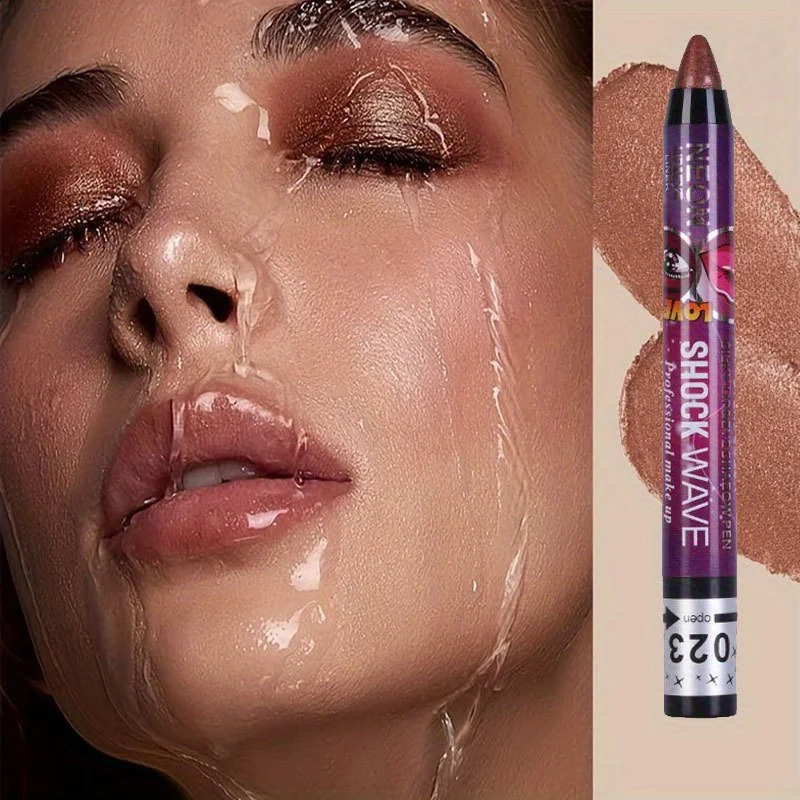 2-In-1 Glitter Eyeshadow Lip Liner Pen - Smudge-Proof High Pigment Sparkle Must-Have Beauty Essential For Effortless Glam 241223