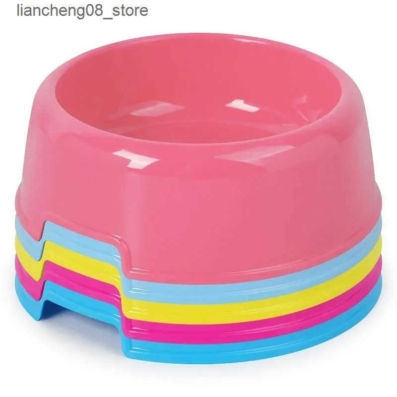 Dog Bowls Dishes Pet Bowls Dog Cat Plastic Food Feeding Water Dish Bowl Feeder Pet Supplies accesorios para perros L240910